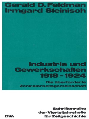 cover image of Industrie und Gewekschaften 1918-1924